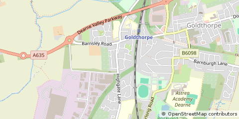 Map of Rotherham