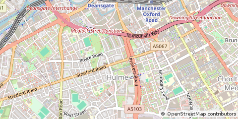 Map of Manchester