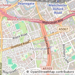 Map of Manchester
