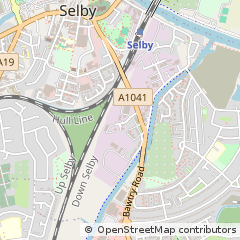 Map of Selby, North Yorkshire
