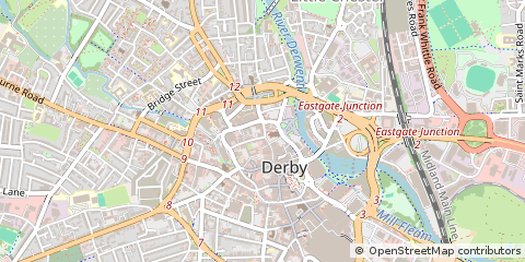 Map of Derby, Derbyshire