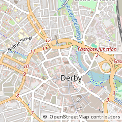 Map of Derby, Derbyshire