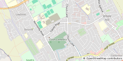 Map of Middlesbrough, Cleveland