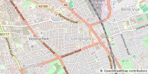 Map of Manchester