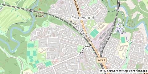 Map of Motherwell