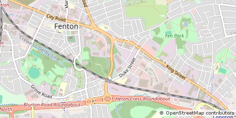 Map of Stoke on Trent