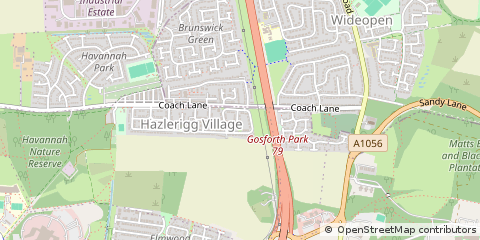 Map of Newcastle Upon Tyne