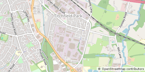 Map of Fareham, Hampshire