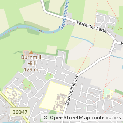 Map of Market Harborough, Leicestershire