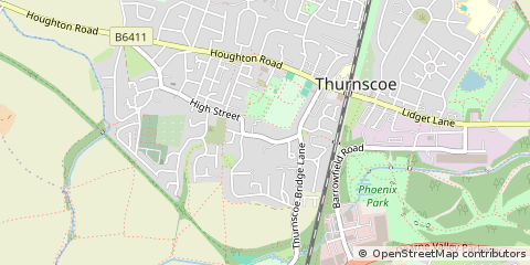 Map of South Yorkshire