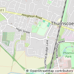 Map of South Yorkshire