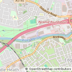 Map of Stockport, Cheshire