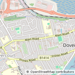 Map of Harwich, Essex