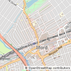 Map of Ilford