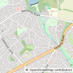 Map of Leeds, West Yorkshire