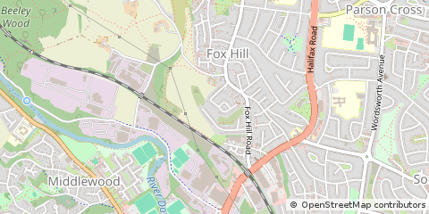 Map of Sheffield