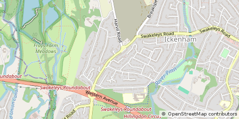 Map of Ickenham