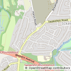 Map of Ickenham