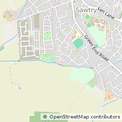 Map of Huntingdon, Cambridgeshire