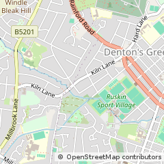 Map of ST Helens, Merseyside