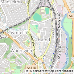 Map of West Glamorgan