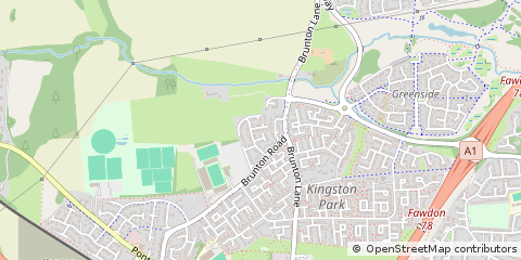 Map of Newcastle Upon Tyne