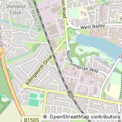 Map of Newcastle Upon Tyne
