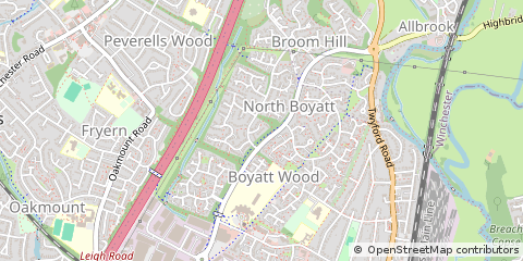 Map of Eastleigh