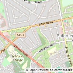 Map of Sutton Coldfield