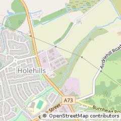 Map of Airdrie, Lanarkshire