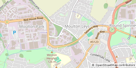 Map of Northampton