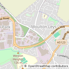 Map of Northampton