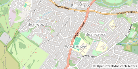 Map of Bournemouth