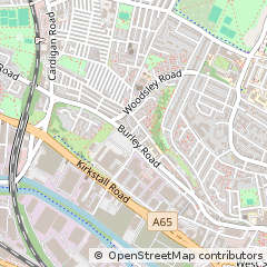 Map of Leeds, Yorkshire