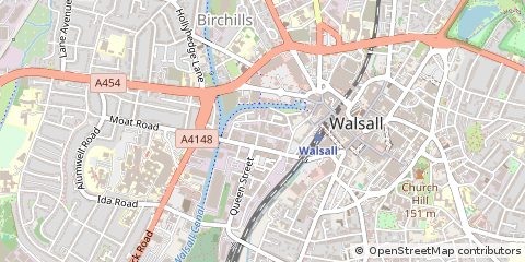 Map of Walsall
