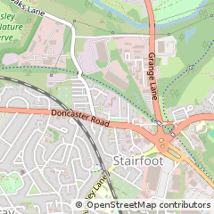 Map of Barnsley, South Yorkshire