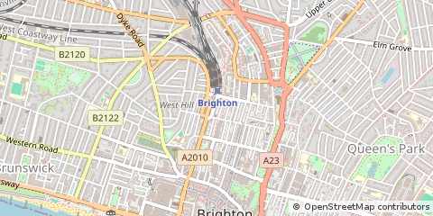 Map of Brighton