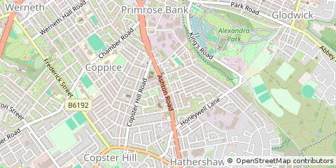 Map of Oldham