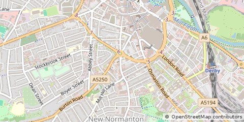 Map of Derby
