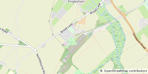 Map of Deal, Kent