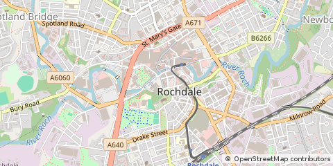 Map of Rochdale