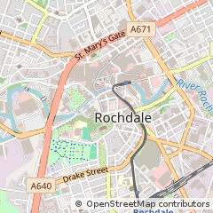 Map of Rochdale