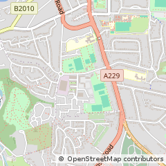 Map of Maidstone, Kent