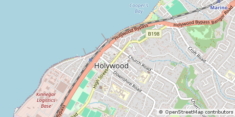 Map of Holywood, Down
