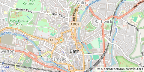 Map of Bath