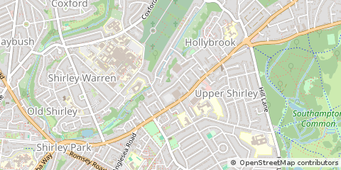 Map of Southampton