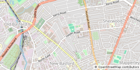 Map of Nottingham