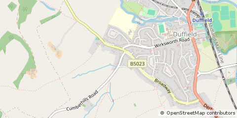 Map of Belper