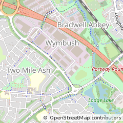 Map of Milton Keynes, West Midlands