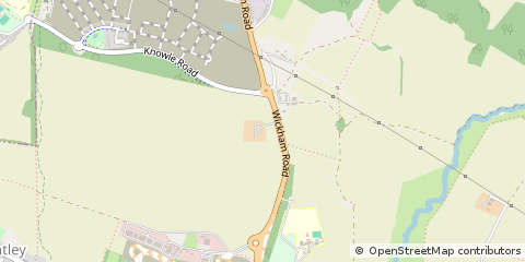 Map of Fareham, Hants